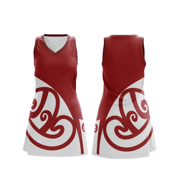 Zaw Trading Red Netball Uniform