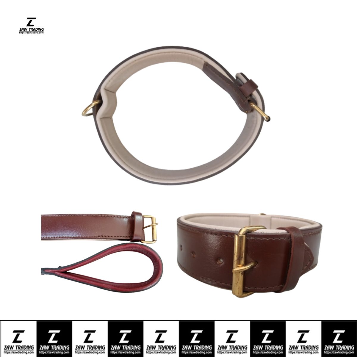 zaw trading dog brown collar5