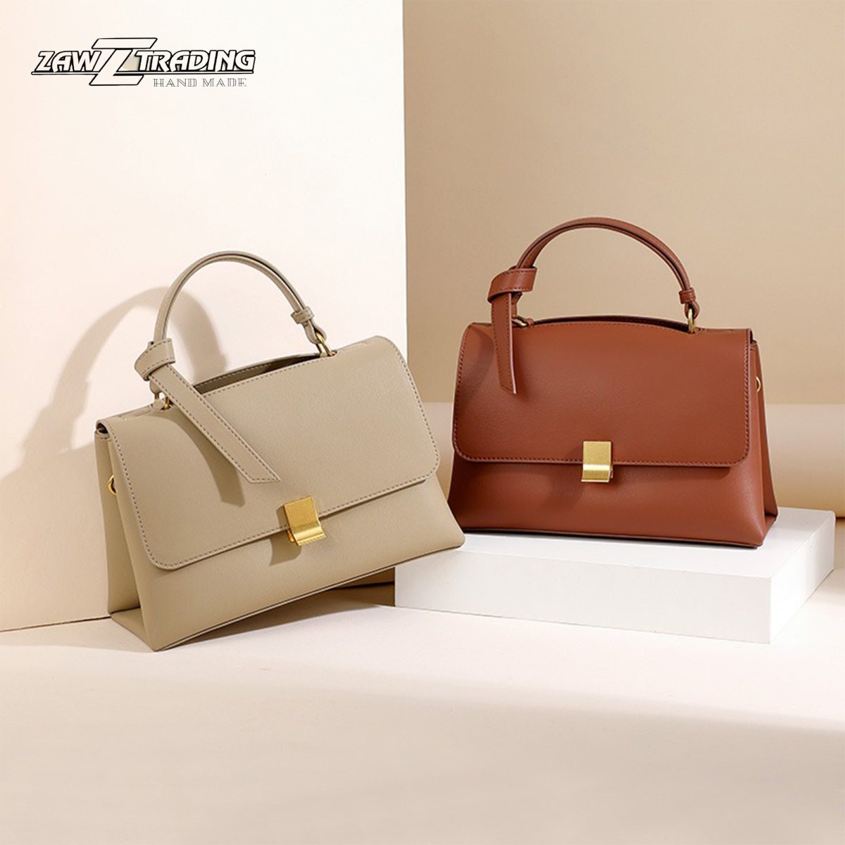 Zaw Trading Leather hand bag