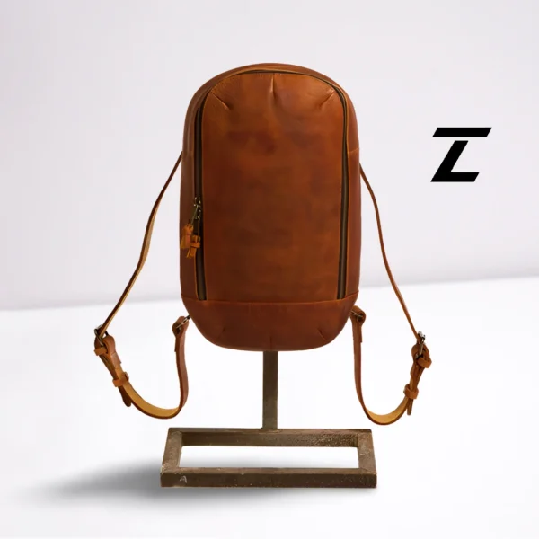 Zaw Trading Leather Laptop Backpack