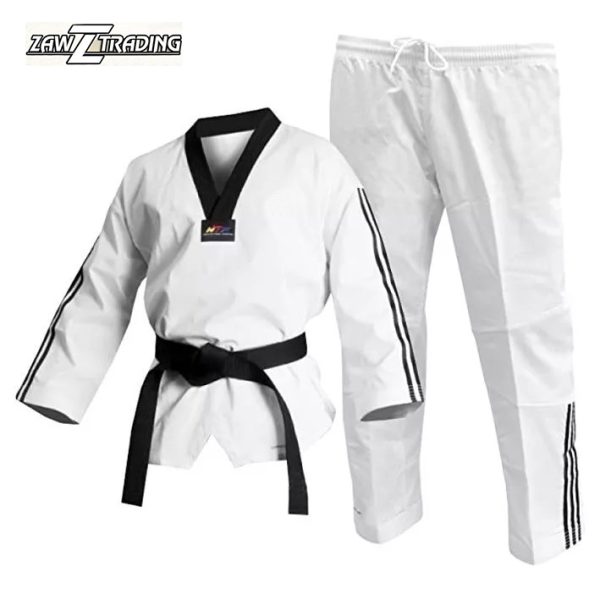 Zaw Trading Taekwondo black strip gi